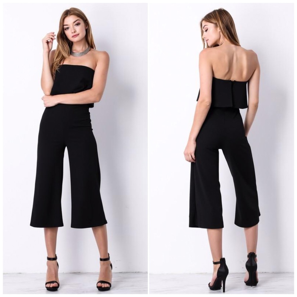❗️CLOSING SALE❗️ Black Strapless Jumper/ Jumpsuit
